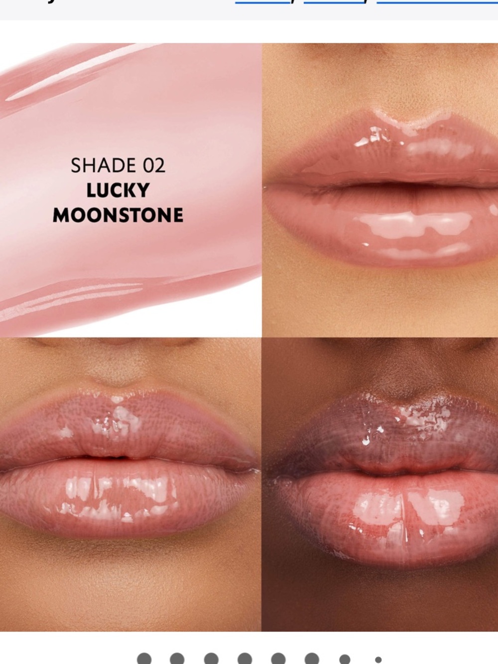 YSL Lucky Moonstone 02  plumping lip oil